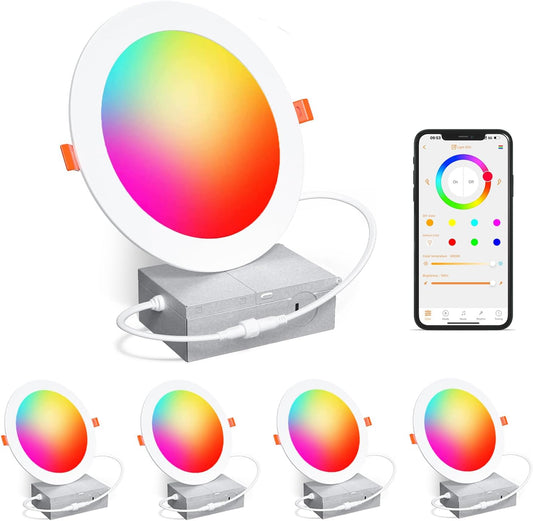 Bala LED empotrable RGB controlable por WiFi para sauna