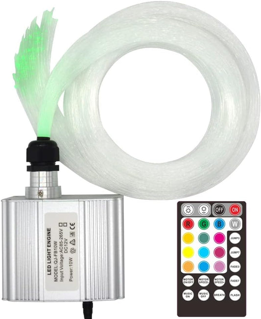 Kit de luces de fibra óptica RGB para sauna con control remoto