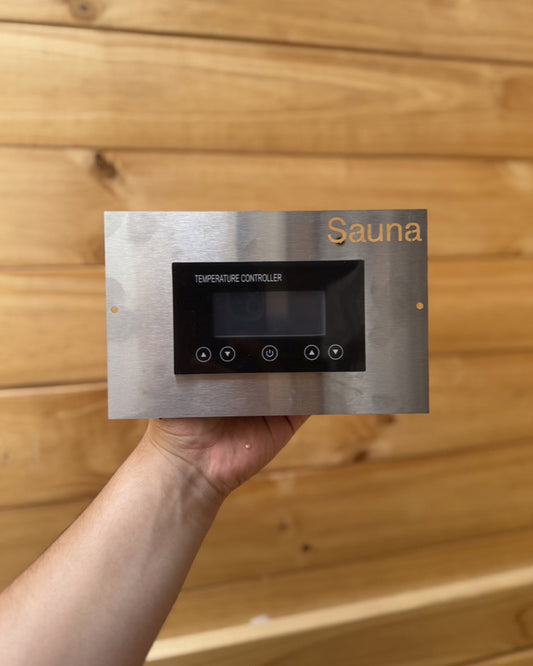 Tablero de control digital para sauna y baño turco SC Home con temporizador de 99 minutos y temperatura hasta 110 grados